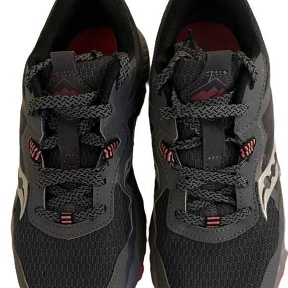 Saucony Excursion TR16 Charcoal and Crimson Trail Shoes, Size 8.5. - Picture 7 of 7